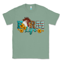 Sage Western Farm Life Rooster Head Classic Tee - LillyAllenDesigns
