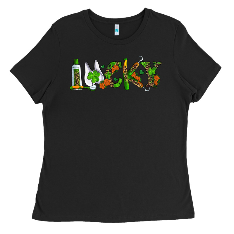 Dental Love St. Patricks Day Ladies Tee by RanaPortraitStore | Teevron