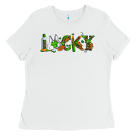 White Dental Love St. Patricks Day Ladies Tee - RanaPortraitStore