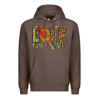 Coffee Mardi Gras love crawfish Premium Hoodie - NancyCooperArtShop