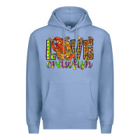 Colony Blue Mardi Gras love crawfish Premium Hoodie - NancyCooperArtShop