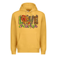 Mustard Mardi Gras love crawfish Premium Hoodie - NancyCooperArtShop