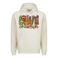 Oatmeal Heather Mardi Gras love crawfish Premium Hoodie - NancyCooperArtShop