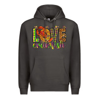Smoke Mardi Gras love crawfish Premium Hoodie - NancyCooperArtShop