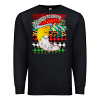 Black Christmas Brushstrokes Moon Premium Sweatshirt - Bettercallsaul