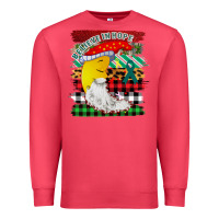 Cardinal Christmas Brushstrokes Moon Premium Sweatshirt - Bettercallsaul