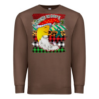 Chestnut Christmas Brushstrokes Moon Premium Sweatshirt - Bettercallsaul