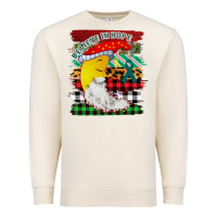 Sandshell Christmas Brushstrokes Moon Premium Sweatshirt - Bettercallsaul