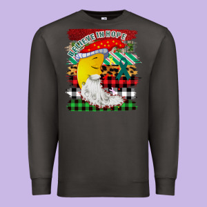 Christmas Brushstrokes Moon Premium Sweatshirt Designed By Bettercallsaul