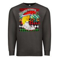 Smoke Christmas Brushstrokes Moon Premium Sweatshirt - Bettercallsaul