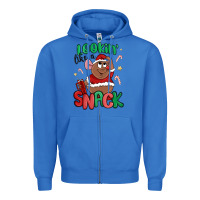 True Royal lookin' like a snack christmas character Zipper Hoodie - MaliasSmallBusiness