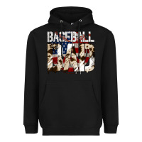 Black Baseball American Dad Heavyweight Hoodie - Bettercallsaul
