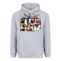 Heather Grey Baseball American Dad Heavyweight Hoodie - Bettercallsaul