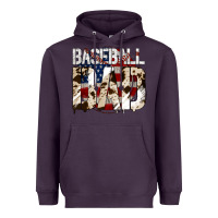 Plum Baseball American Dad Heavyweight Hoodie - Bettercallsaul