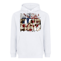 White Baseball American Dad Heavyweight Hoodie - Bettercallsaul