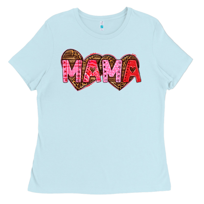 Mama Valentines Day Ladies Tee by texasbilliewilder | Teevron