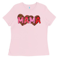 Bubblegum Pink mama valentines day Ladies Tee - texasbilliewilder
