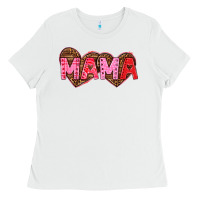 White mama valentines day Ladies Tee - texasbilliewilder