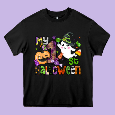 My 1st Halloween Heavy Core Tee Designed By Barkaloodesign