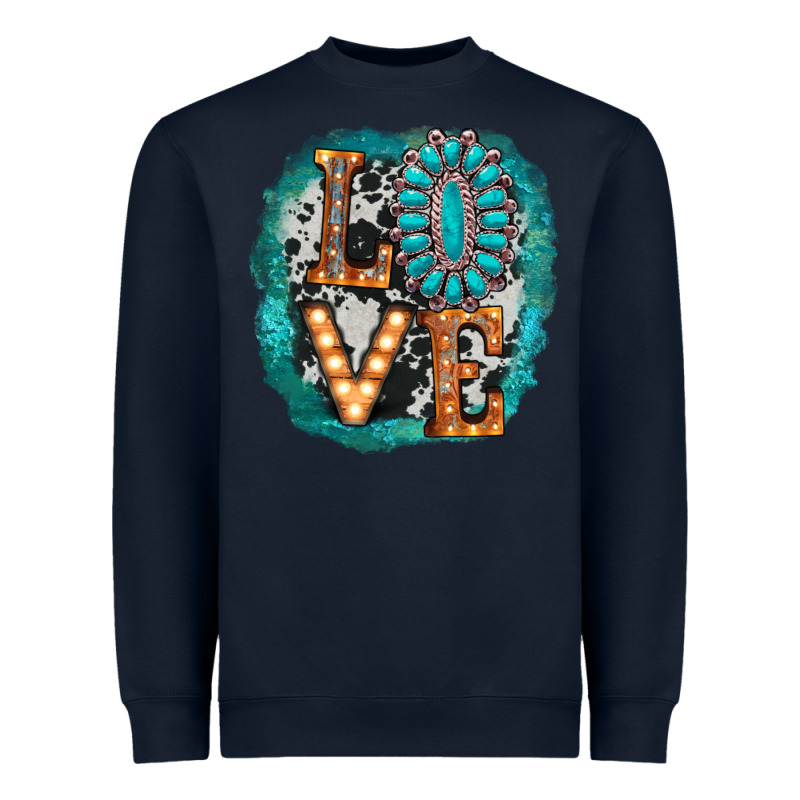 Love Western Heavyweight Sweatshirt by AdoDesignShop | Teevron