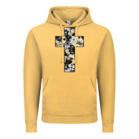 Vintage Mustard cowhide cross Vintage Hoodie - JahusDesignShop