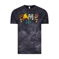 Cloud Black camp life Vintage Tee - Artiststas