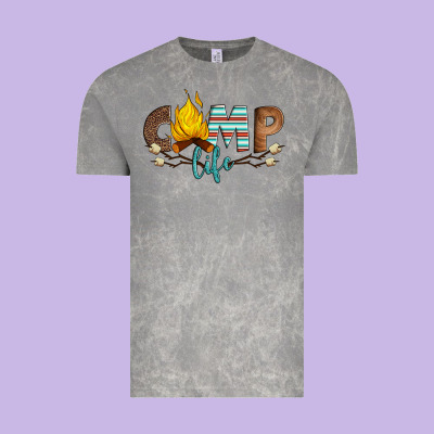 Camp Life Vintage Tee Designed By Artiststas