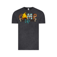 Vintage Black camp life Vintage Tee - Artiststas