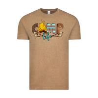 Vintage Coffee camp life Vintage Tee - Artiststas