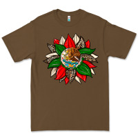 Cacao mexican flag sunflower Premium Tee - Zillion Design Studio