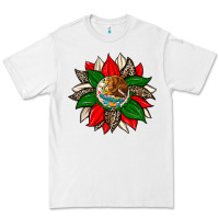 White mexican flag sunflower Premium Tee - Zillion Design Studio