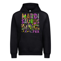 Black Mardi Saurus Rex Urban Hoodie - HowdyJamesFarm