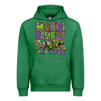 Emerald Mardi Saurus Rex Urban Hoodie - HowdyJamesFarm