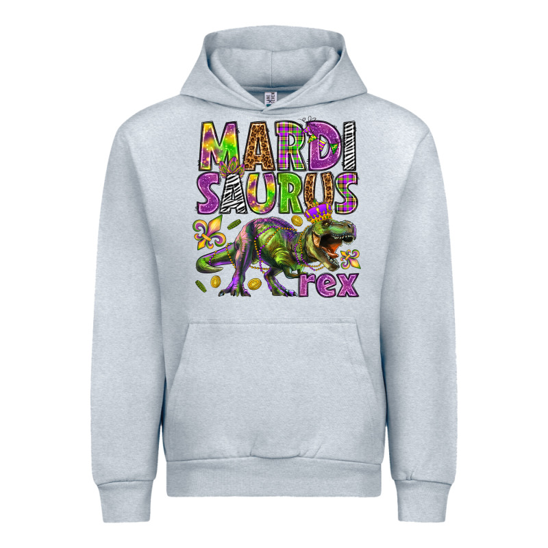 Mardi Saurus Rex Urban Hoodie by HowdyJamesFarm | Teevron