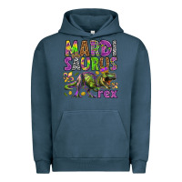 Pigment Midnight Navy Mardi Saurus Rex Urban Hoodie - HowdyJamesFarm
