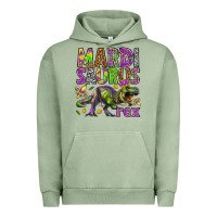 Pigment Oil Green Mardi Saurus Rex Urban Hoodie - HowdyJamesFarm