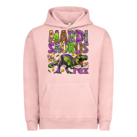 Pigment Salmon Mardi Saurus Rex Urban Hoodie - HowdyJamesFarm