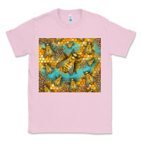 Bubblegum Pink Bumble Bees Classic Tee - LillyAllenDesigns