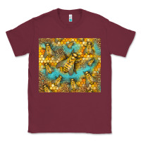 Burgundy Bumble Bees Classic Tee - LillyAllenDesigns