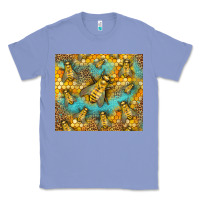 Colony Blue Bumble Bees Classic Tee - LillyAllenDesigns