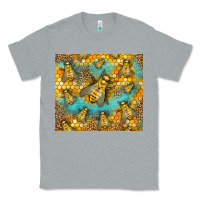 Heather Grey Bumble Bees Classic Tee - LillyAllenDesigns