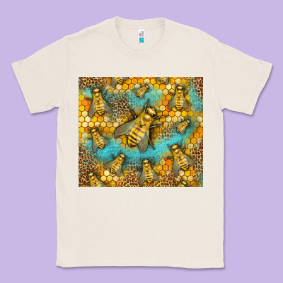 Bumble Bees Classic Tee Designed By Lillyallendesigns