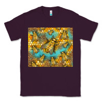 Plum Bumble Bees Classic Tee - LillyAllenDesigns
