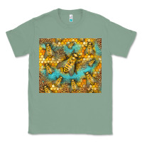 Sage Bumble Bees Classic Tee - LillyAllenDesigns