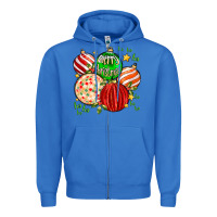 True Royal merry christmas tree ball Zipper Hoodie - MaliasSmallBusiness