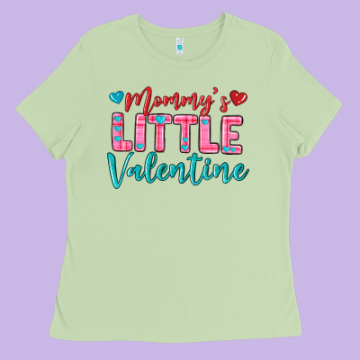 Ladies Tee momys little valentine