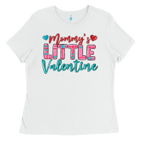 White momys little valentine Ladies Tee - texasbilliewilder