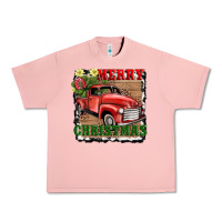 Salmon merry christmas with truck Urban Heavy Tee - AdoDesignShop