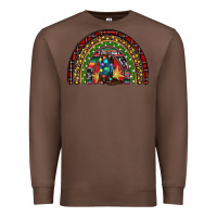 Chestnut Christmas cowboy boots rainbow Premium Sweatshirt - RanaPortraitStore