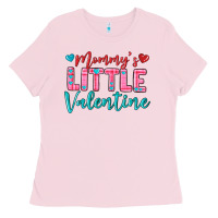Bubblegum Pink momys little valentine Ladies Tee - texasbilliewilder